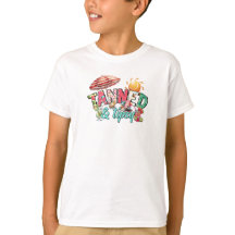 Camiseta de Diversão Bronzeada e Alegria de Verão