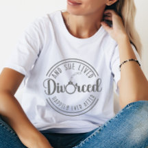 Camiseta De Divórcio Engraçado Para Ela