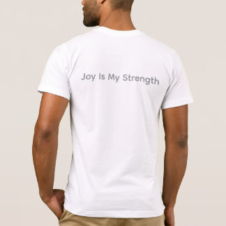 Camiseta de dois lados com Mentalidade de Alegria 