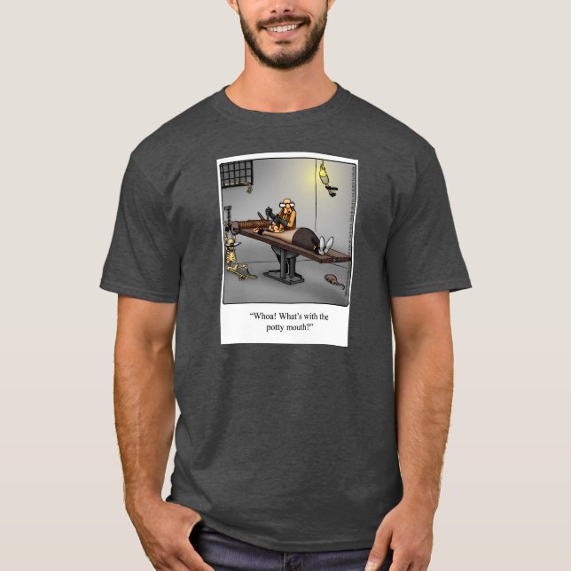 Camiseta de Dungeon Humor "Potty Mouth" (Frente)