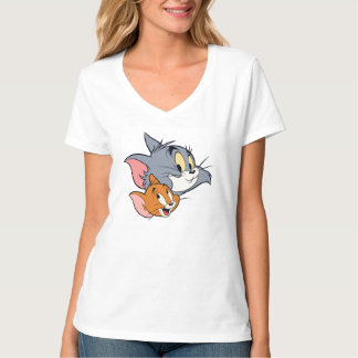 Camiseta de Dupla de Desenho Animado Engraçado