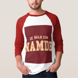 Camiseta de Ee sala com nome de camiseta masculina