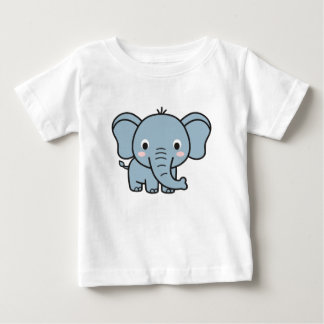 Camiseta de Elefante Bebê Fofo