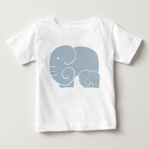 Camiseta de Elefante e Bebê