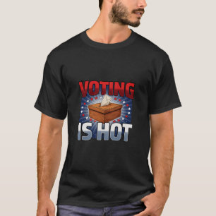 Camiseta de Eleição Quente de Votação