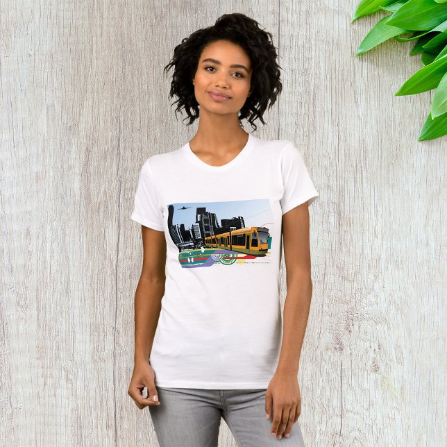 Camiseta de elétrico da cidade (Criador carregado)