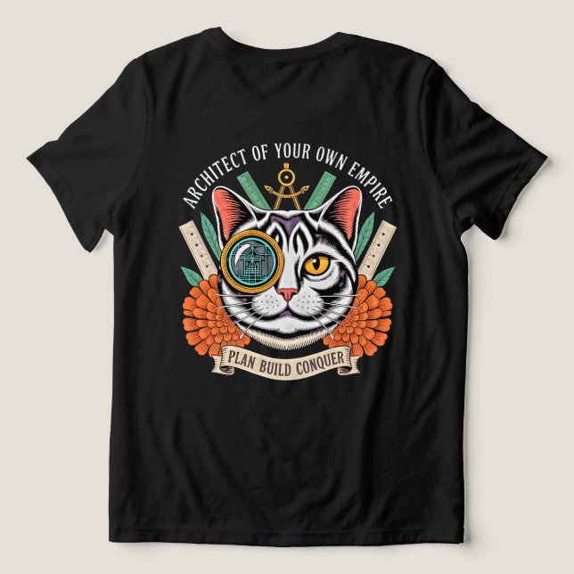 Camiseta de Empoderamento Feminino (Verso do Design )