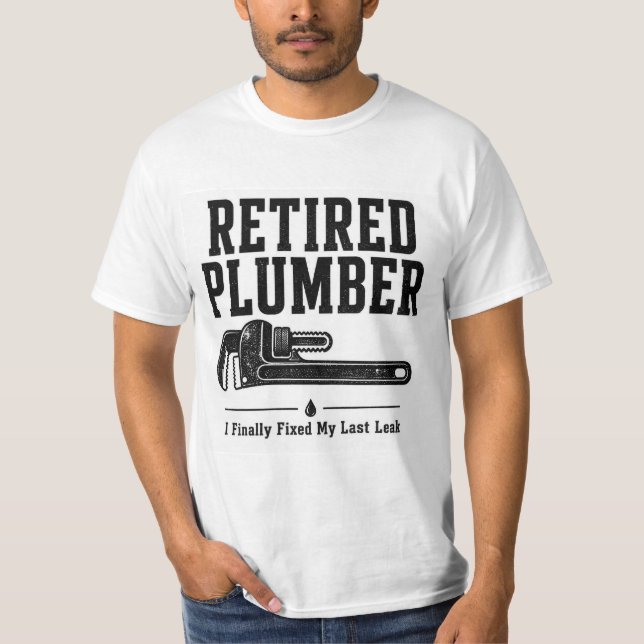 Camiseta de Encanador Aposentado — Finalmente Cons (Frente)