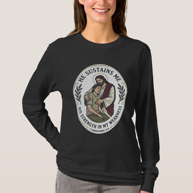 Camiseta de Encorajamento para Doenças Crônicas Je (Frente)