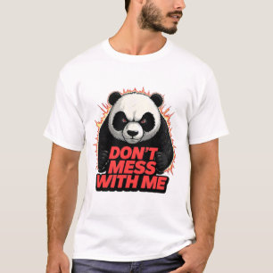 Camiseta de Energia de Panda Zangada
