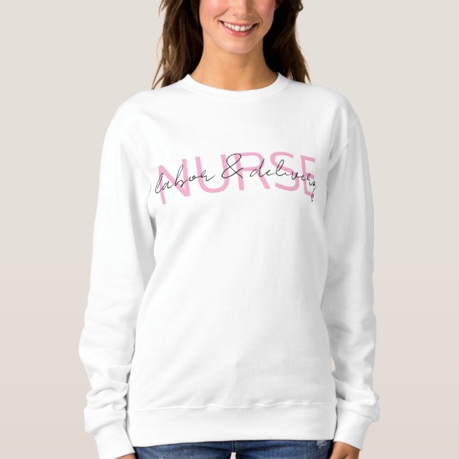 Camiseta De Enfermeira De Trabalho De Parto, Enfer (Frente)
