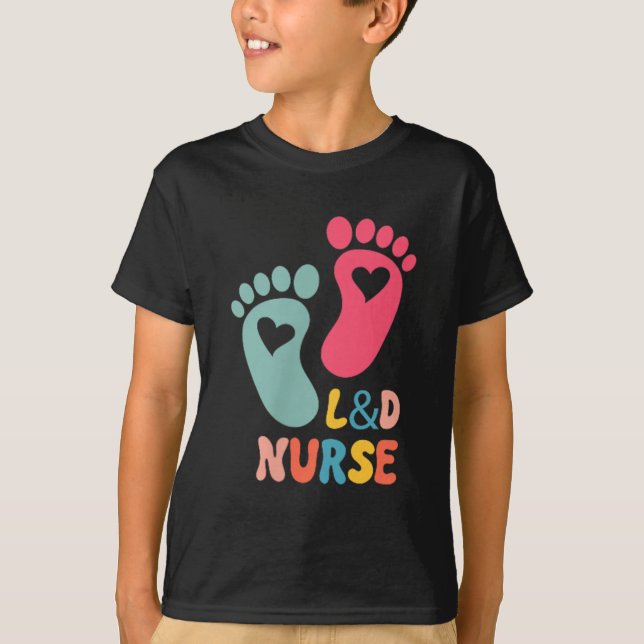 Camiseta De Enfermeira De Trabalho E Parto - Traba (Frente)