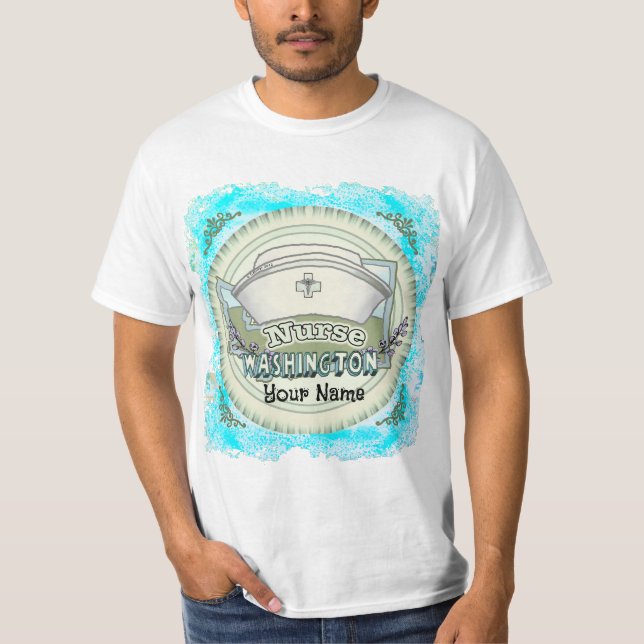 Camiseta de Enfermeira de Washington (Frente)