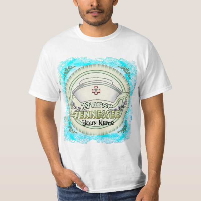 Camiseta de Enfermeira do Tennessee (Frente)