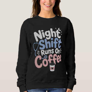 Camiseta de Enfermeira do Turno Noturno Funciona c