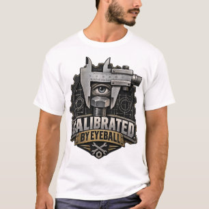 Camiseta de Engenheiro Mecânico Engraçado Calibrad