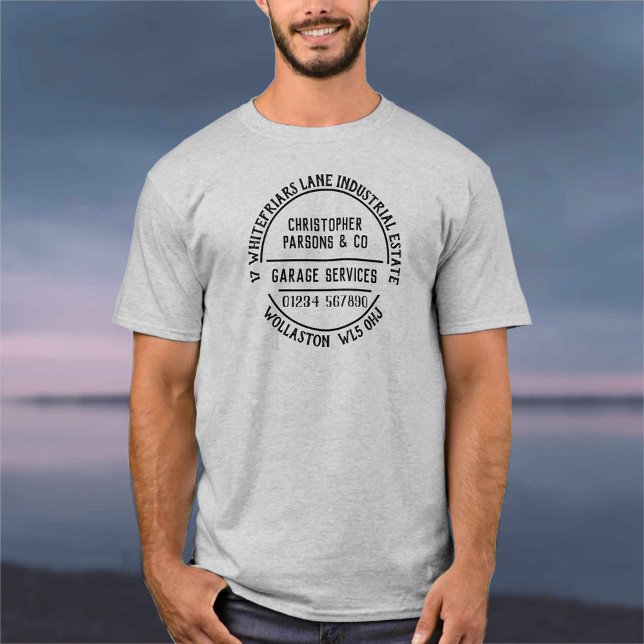 Camiseta de Engenheiros de Serviços de Garagem (Criador carregado)