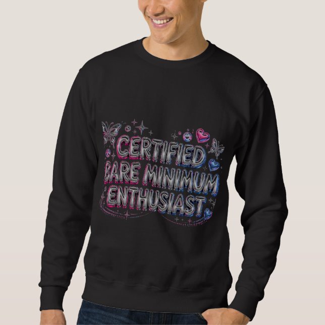 Camiseta de entusiasta certificado do mínimo (Frente)