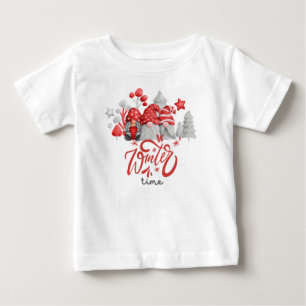 Camiseta de época de inverno