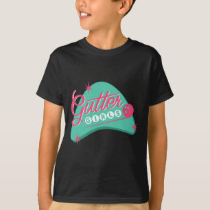 Camiseta de Equipe da Liga de Boliche Gutter Girls