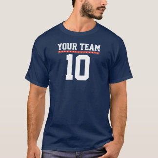 Camiseta de Equipe Personalizada com Estrelas