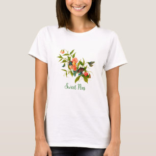 Camiseta de Ervilhas Doces de Verão