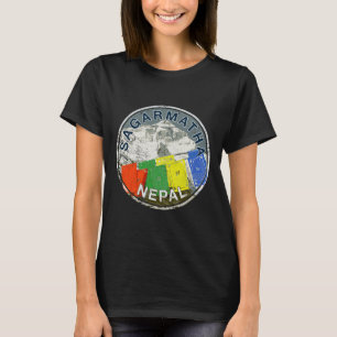 Camiseta de escalada vintage Mount Everest Nepal S