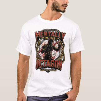 Camiseta de Esportes de Combate MMA Mentalmente no