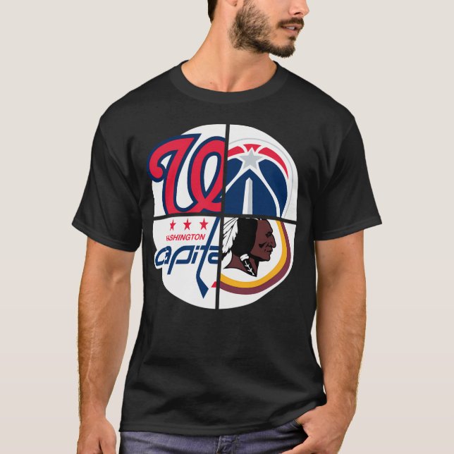 Camiseta De Esportes Washington Dc (Frente)