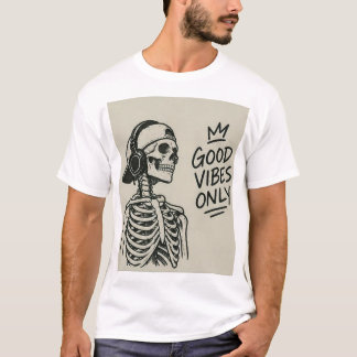 Camiseta de esqueleto