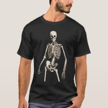 Camiseta de esqueleto arrogante