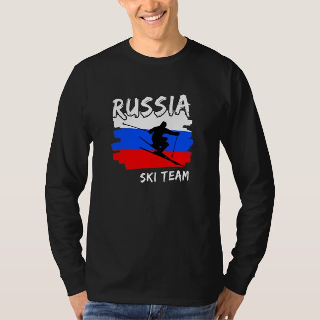 Camiseta de Esqui da Rússia (Frente)