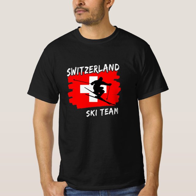 Camiseta de Esqui da Suíça (Frente)