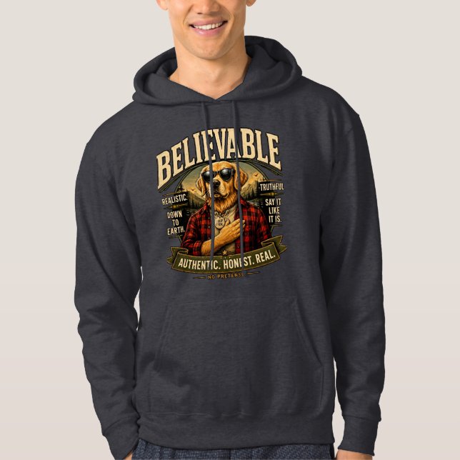 Camiseta de Estilo de Vida Engraçado e Crível (Frente)