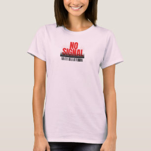 Camiseta de Estilo de Vida Offline Sem Sinal