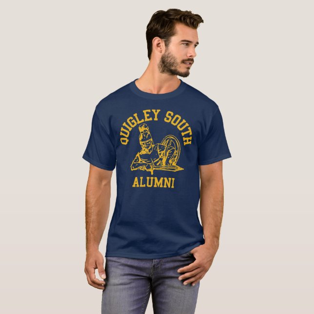 Camiseta de ex-alunos do QUIGLEY SUL FRONTAL E POS (Frente Completa)