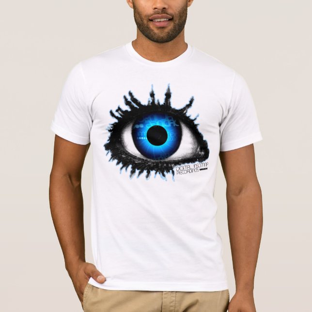 Camiseta de explosão do olho da insónia de Digitas (Frente)