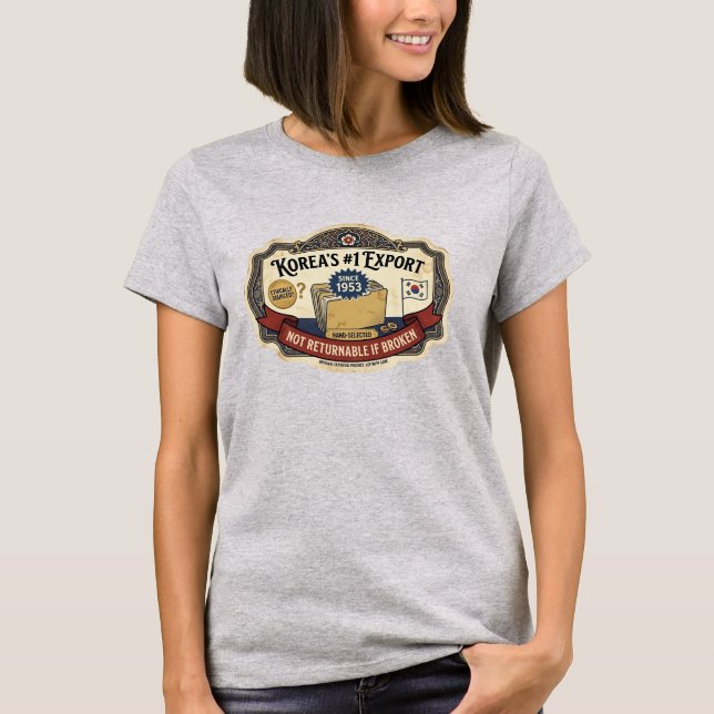 Camiseta de exportação nº 1 da Coreia (Frente)
