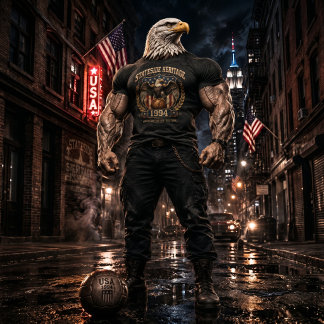 Camiseta de Fã com Brasão de Futebol Vintage dos E