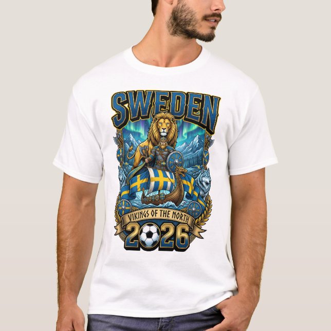 Camiseta de Fã da Suécia 2026 (Frente)