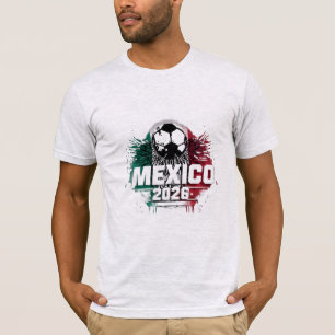 Camiseta de Fã de Futebol da Copa do Mundo México