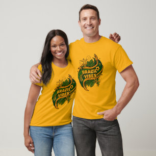 Camiseta de Fã de Futebol de Vibrações Tropicais d