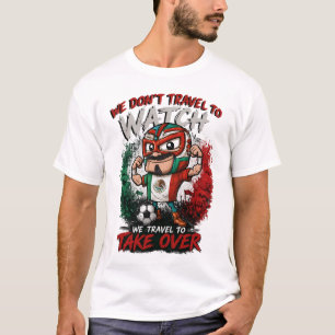 Camiseta de Fã de Futebol Mexicano Luchador Assume