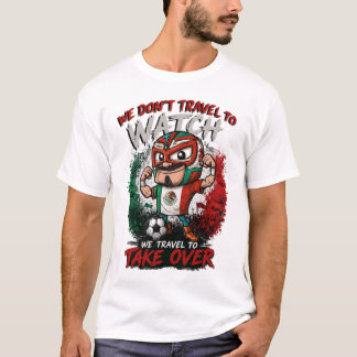 Camiseta de Fã de Futebol Mexicano Luchador Assume