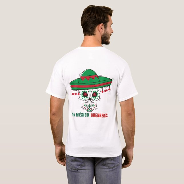 Camiseta de Fã de Futebol México 2026 - Viva Méxic (Parte Traseira Completa)