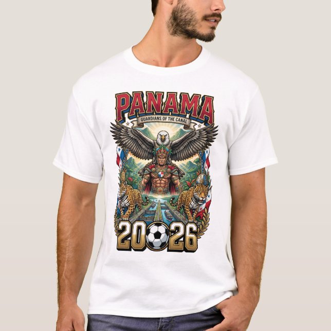 Camiseta de Fã do Panamá 2026 (Frente)