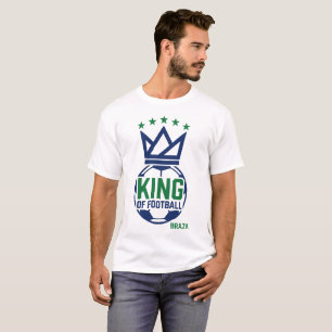 Camiseta de Fã do Rei do Futebol do Brasil