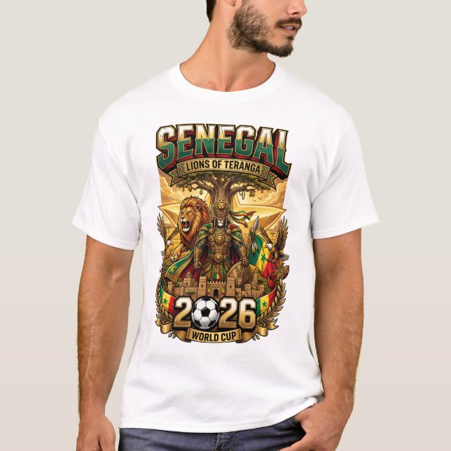 Camiseta de Fã do Senegal 2026 (Frente)