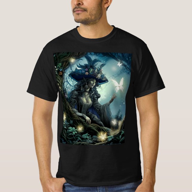 Camiseta de Fada Pirata para Homens (Frente)