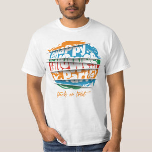 Camiseta De Fantasia Para Festa Feliz De Halloween